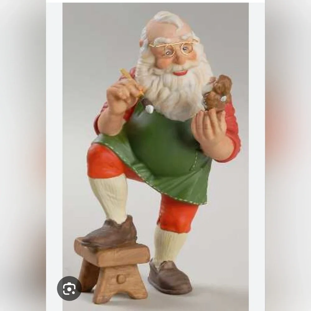 Hallmark Vintage Santa Claus The Toymaker Made In Taiwan‎ 1986 NIOB